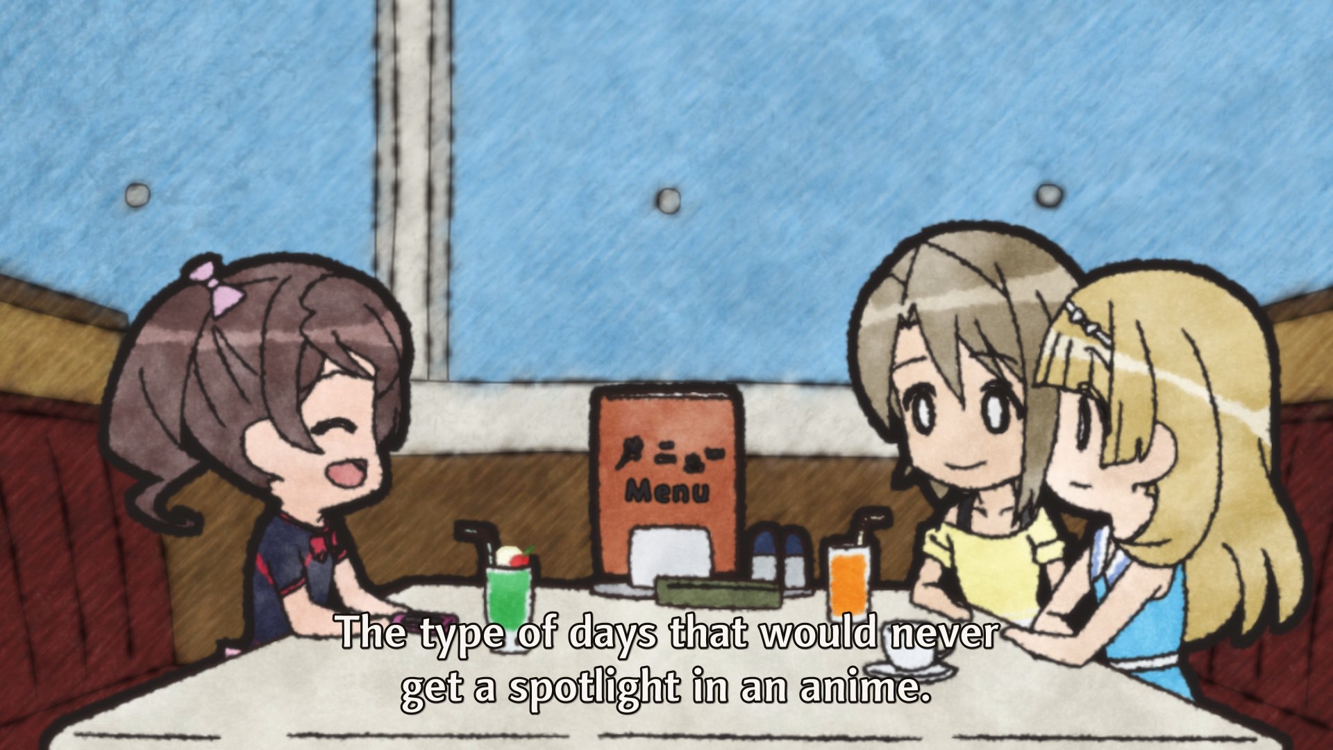 The type of days that would never get a spotlight in an anime.
